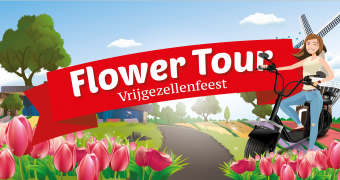 Vrijgezellenfeest tussen de bloemenvelden
