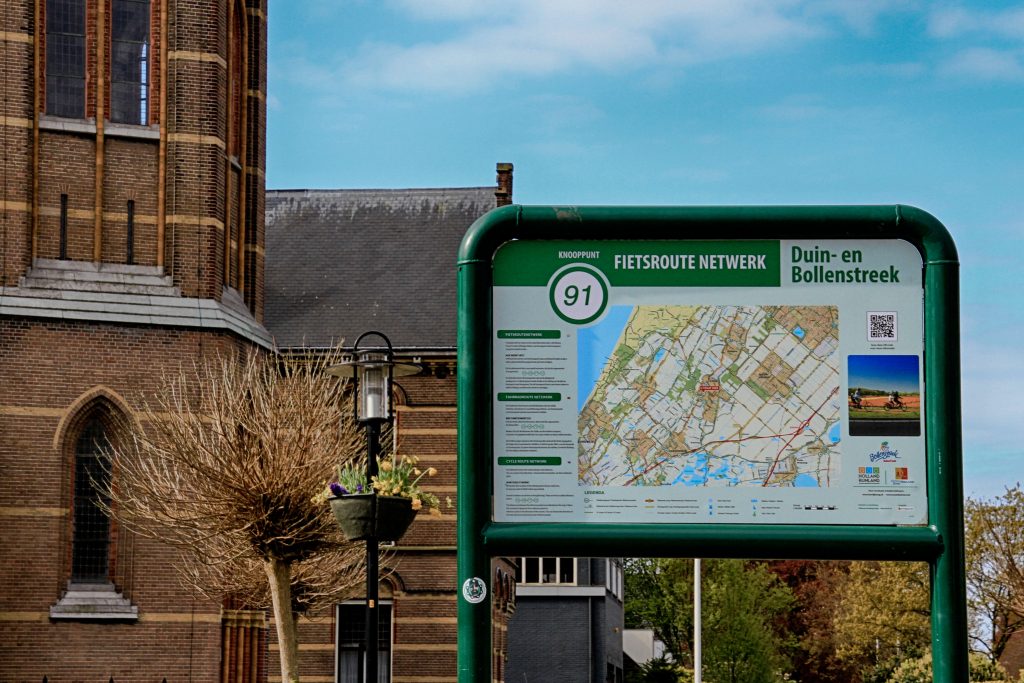 Fietsknooppunten netwerk Bollenstreek